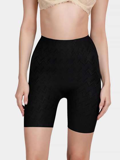 Shyle Black Beauty High Waist With Boning Shaping Shorts Shapewear