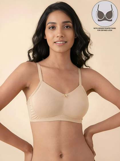Nykaa Sand Skin Hold Me Up Full Coverage Side Shaper Bra