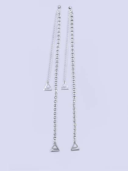 Shyle Silver Round Adjustable Decorative Strap