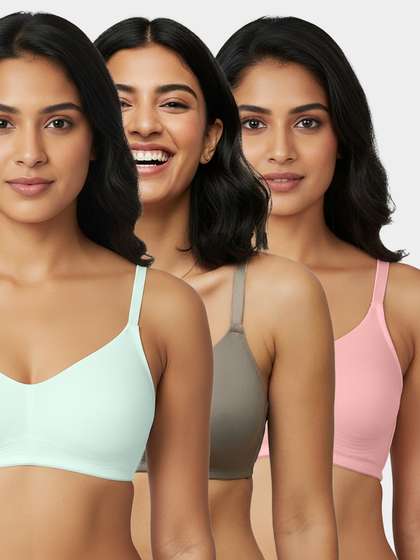Susie Multicolor Bottom
                                    Encircled Moulded Everyday Bra Combo
                                    G