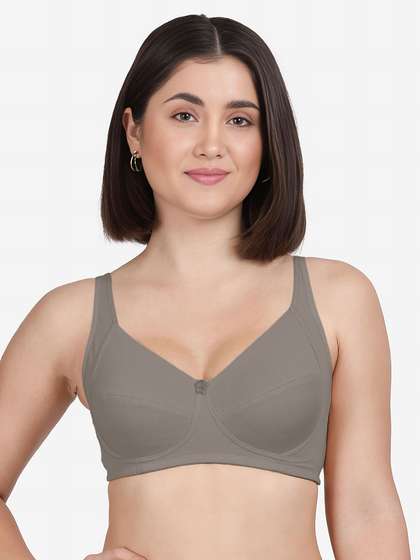 Susie Stormfront Grey Non Padded Everyday Side Support Bra