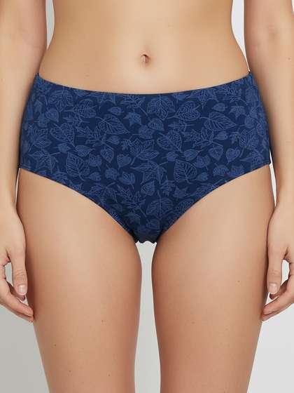 Susie Estate Blue Printed Hipster Panty