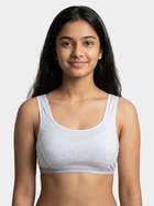 Shyle Teens Light Grey Outer Elastic Slip On Bra