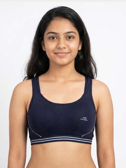 Shyle Teens Dark Blue Padded Everyday Comfort Bra