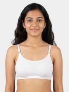 Shyle Teens Bright White Padded Gentle Support Slip On Bra