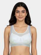Shyle Teens Light Grey Padded Racer Back Slip On Bra