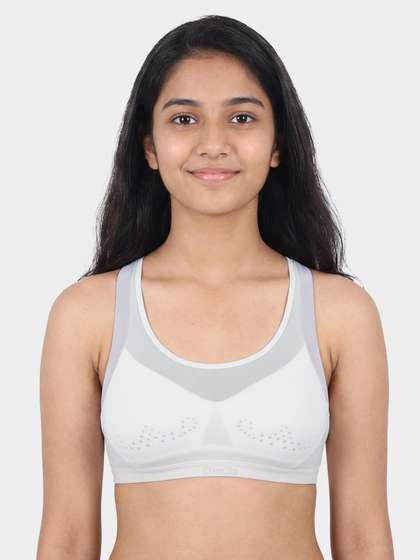 Shyle Teens Light Grey Full Coverage Everyday Wear Bra