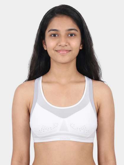 Shyle Teens Pearl White Full Coverage Everyday Wear Bra