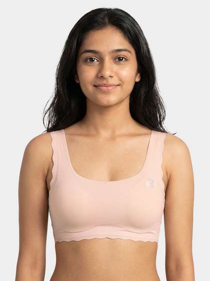 Shyle Teens Mauve Pink Seamless Slip On Bra