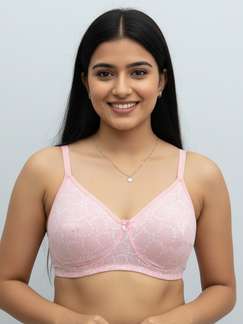 Susie Vanilla Rose Secret Side Shaper Basic Moulded Printed Bra