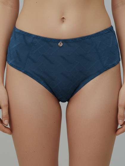 Susie Baleine Blue Mid Waist
                          Hipster Panty