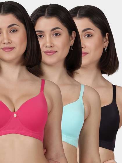 Susie Multicolor Fully Adjustable Lightly Padded Bra Combo B