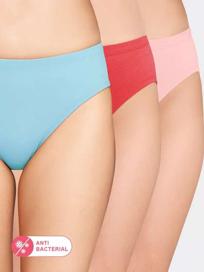Susie Multicolor Medium Coverage Solid Bikini Panty Combo H