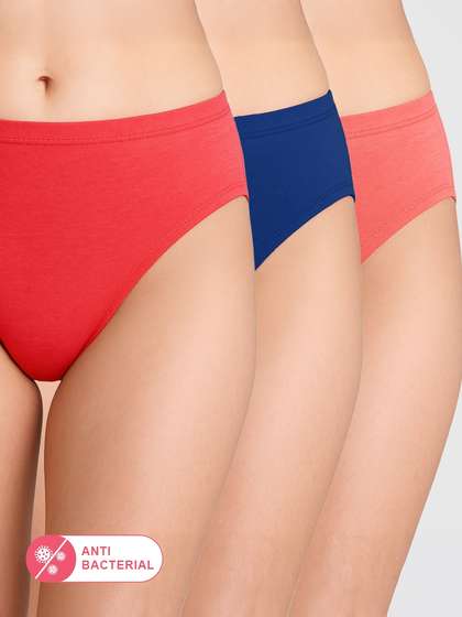 Susie Multicolor Medium Coverage Solid Bikini Panty Combo M