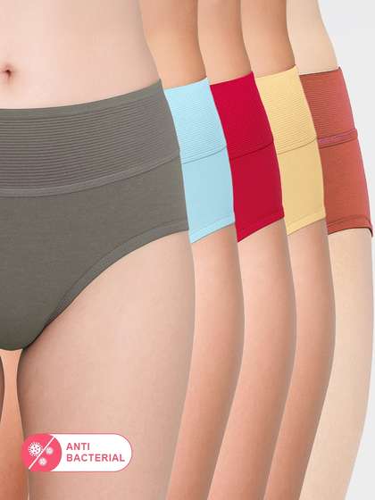Susie Multicolor Solid Tummy Tucker Panty Combo AC