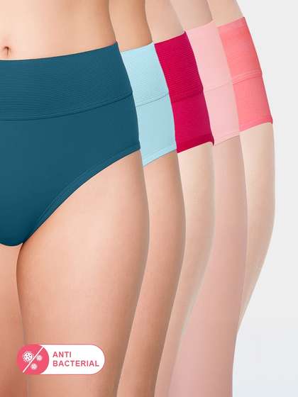 Susie Multicolor Solid Tummy Tucker Panty Combo AO