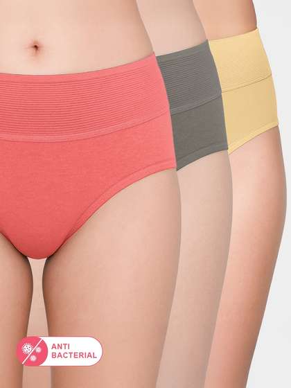 Susie Multicolor Solid Tummy Tucker Panty Combo AU