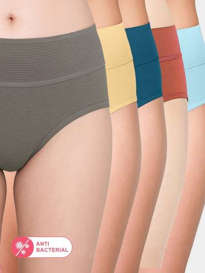 Susie Multicolor Solid Tummy Tucker Panty Combo Bg