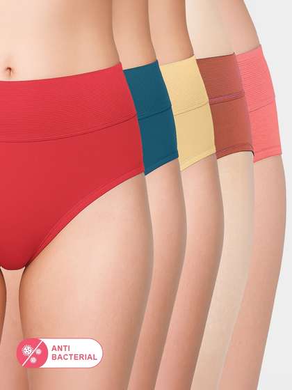 Susie Multicolor Solid Tummy Tucker Panty Combo Cf