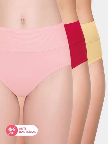 Susie Multicolor Solid Tummy Tucker Panty Combo J