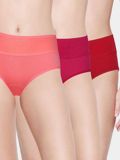 Susie Multicolor Solid Tummy Tucker Panty Combo N