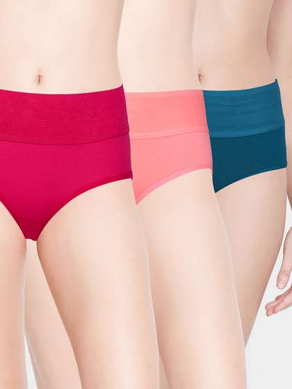 Susie Multicolor Solid Tummy Tucker Panty Combo W