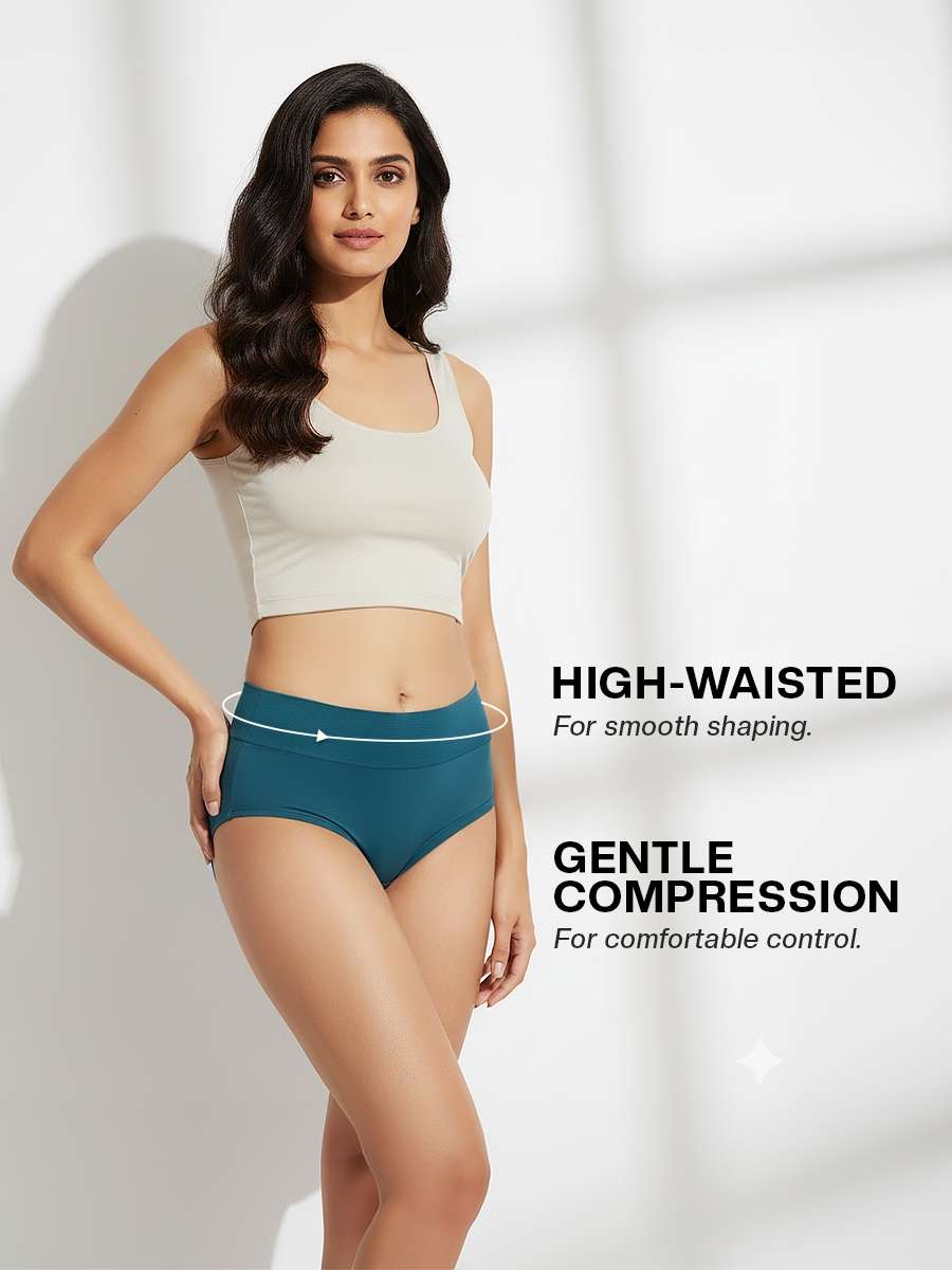 heap underwear / layer knit tank ブルー Sculptresse by Panache Women's Roxie Brief Panty, Atlantic Blue