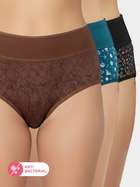 Susie Printed Multicolor Tummy Tucker Panty Combo F