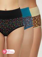 Susie Printed Multicolor Tummy Tucker Panty Combo J