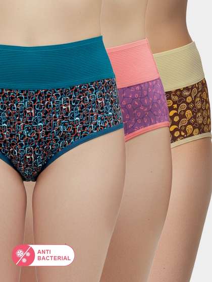 Susie Printed Multicolor Tummy
                          Tucker Panty Combo T
