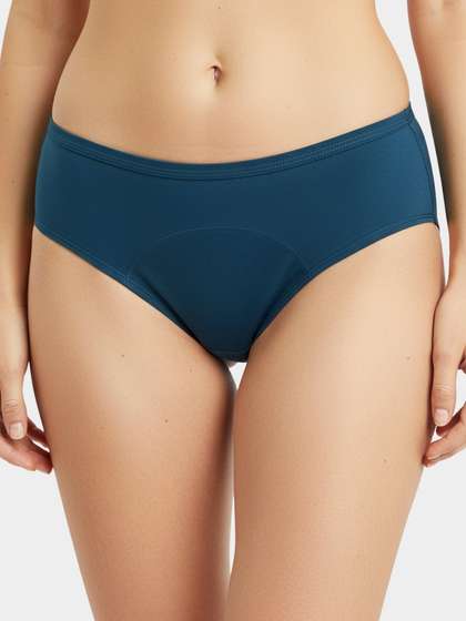 Susie Moroccan Blue Full Coverage Gentle Absorbent Period Panty