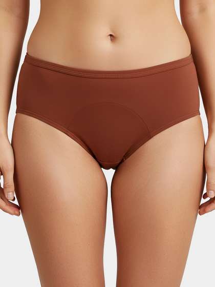 Susie Rustic Brown Full Coverage Gentle Absorbent Period Panty