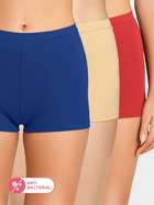 Susie Multicolor Solid Boyshorts Panty Combo N
