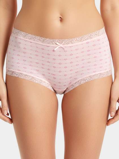 Susie Pink Striped Heart
                          Hipster Panty