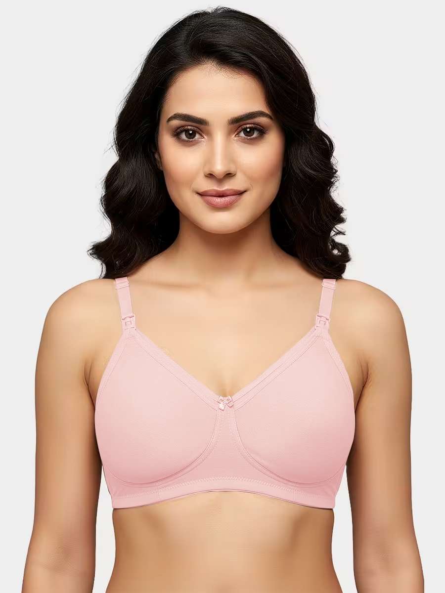 Susie Tickled Pink Easy Access Shoulder Clasp Nursing Bra