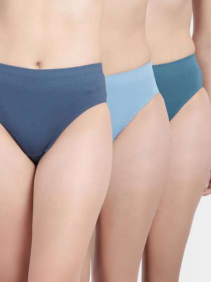 Susie Multicolor Full Coverage Solid Everyday Hipster Panty Combo B