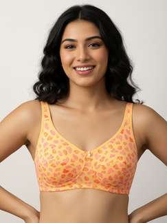 Susie Impala Coral High Support Seamed Everyday Non Padded Bra