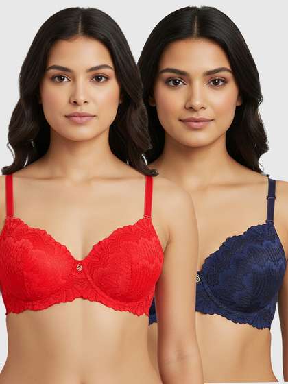 Susie Lace Padded Wired Bra Combo