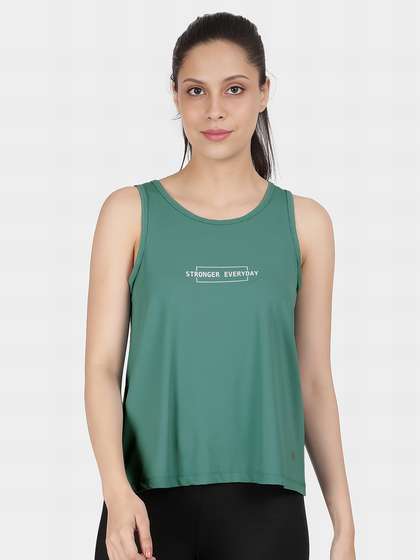 Shyaway Oil Blue Relaxed Fit Tank Top