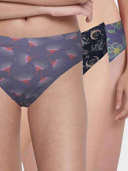 Susie Multicolor Solid Full Coverage Hipster Panty Pack J