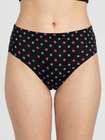 Susie Black Garden Printed Hipster Panty
