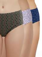 Susie Printed Full Coverage Hipster Panty Combo O