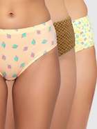 Susie Printed Full Coverage Hipster Panty Combo Q
