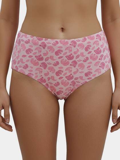 Susie Confetti Pink Printed Hipster Panty