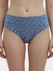 Susie Light Blue Printed Hipster Panty