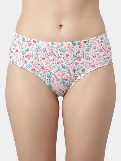 Susie White Garden Printed Hipster Panty