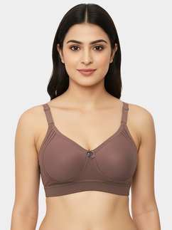 Susie Purple Dove Side Encircle Laminated Cup High Support Bra