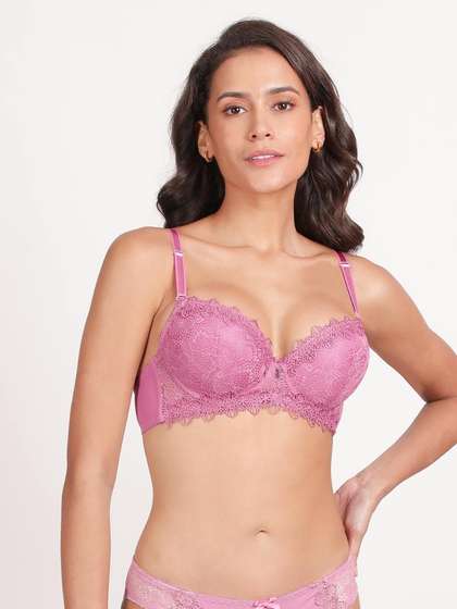Susie Wild Orchid Full Lace Padded Wired Push Up Bra
