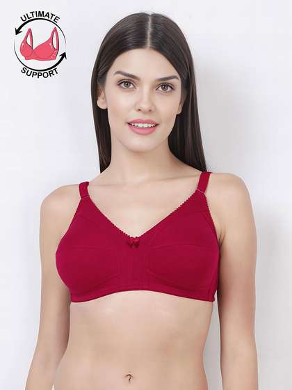 Susie BeetRed Wirefree Full Coverage No Sag M Frame Bra
