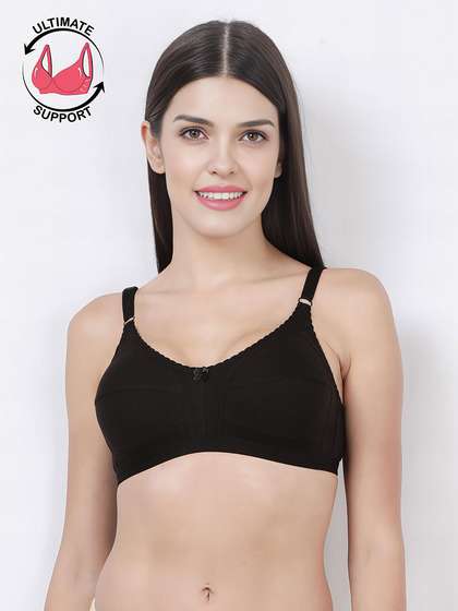 Susie Black Beauty Wirefree Full Coverage No Sag M Frame Bra